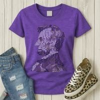 Abraham Lincoln Portrait Gettysburg Address Women's T-Shirt thumb 3