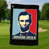 Abraham Lincoln President Golf Towel thumb 1