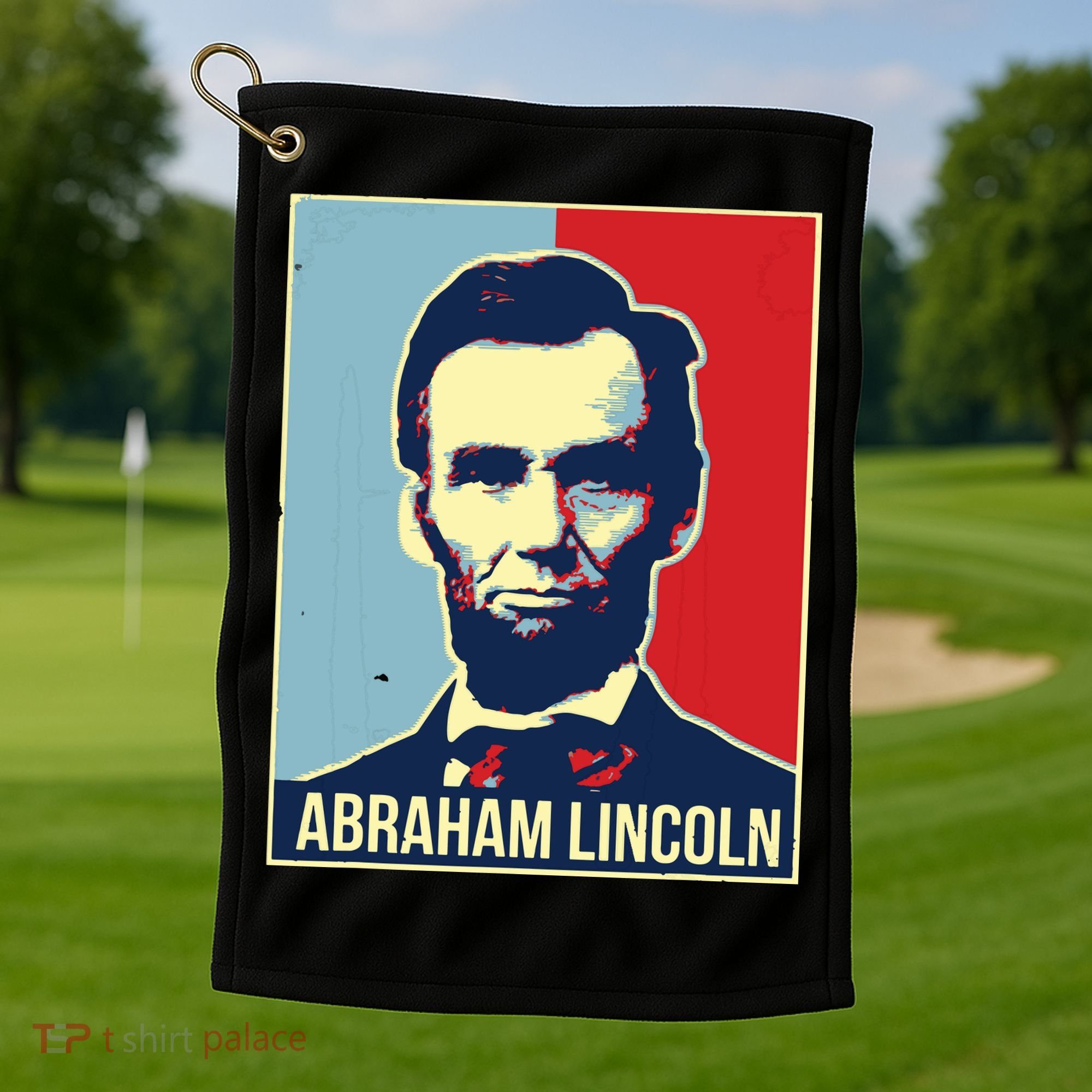 Abraham Lincoln President Golf Towel