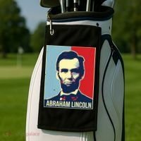 Abraham Lincoln President Golf Towel thumb 2