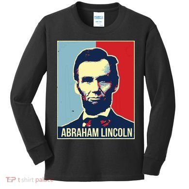 Abraham Lincoln President Kids Long Sleeve Shirt