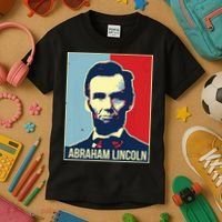 Abraham Lincoln President Kids T-Shirt thumb 3