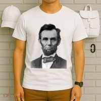 Abraham Lincoln Presidential Portrait Vintage Abe Lincoln T-Shirt thumb 6