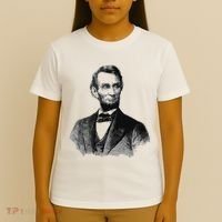 Abraham Lincoln Presidential Portrait Vintage Abe Lincoln T-Shirt thumb 4