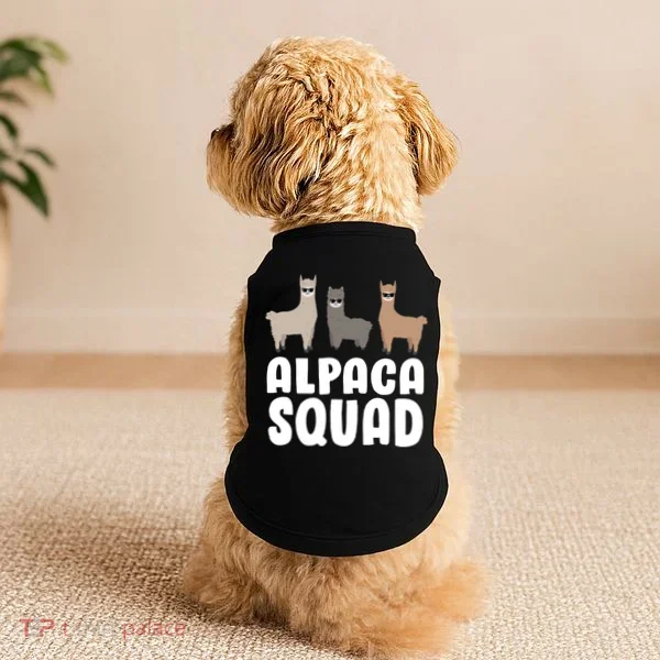 Alpaca Squad Doggie Tank