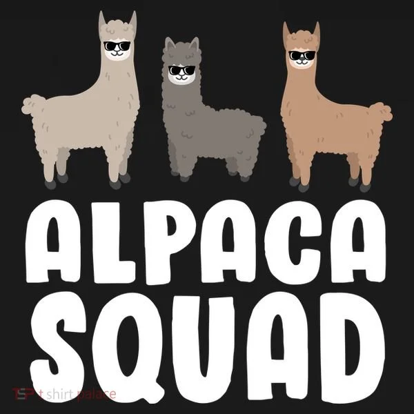 Alpaca Squad Doggie Tank