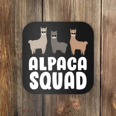 Alpaca Squad Coaster