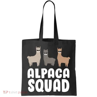 Alpaca Squad Tote Bag