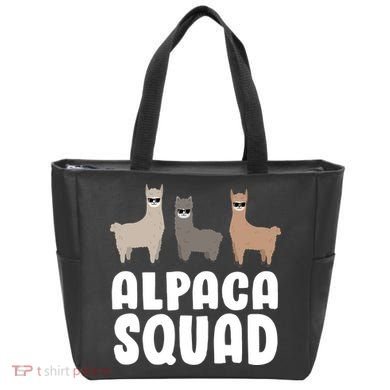 Alpaca Squad Tote Bag