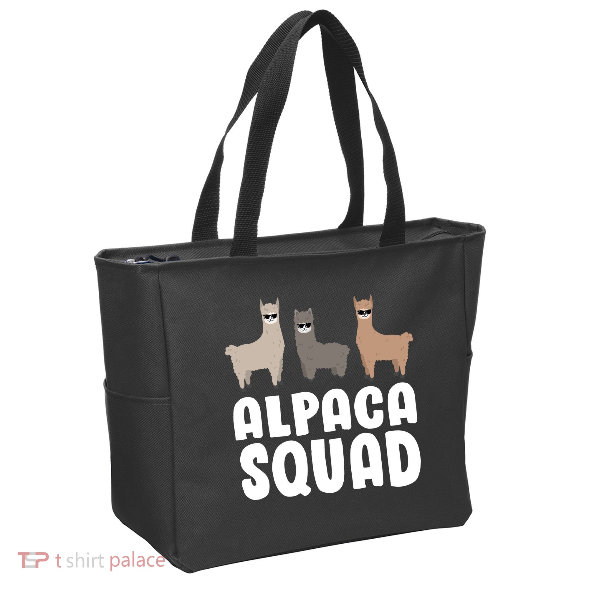 Alpaca Squad Tote Bag