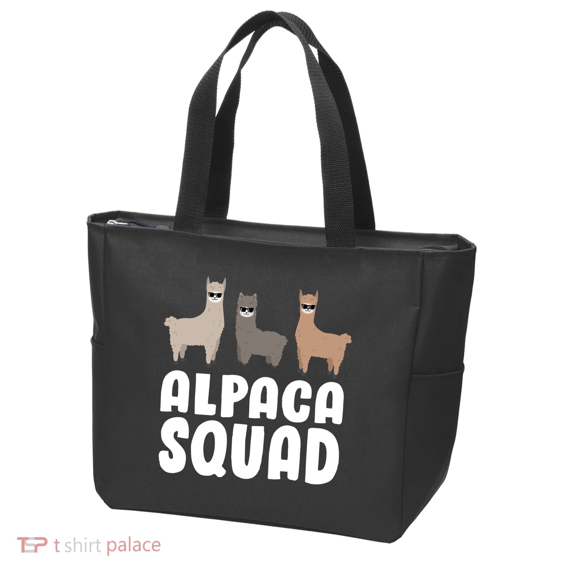 Alpaca Squad Tote Bag