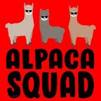 Alpaca Squad Santa Hat thumb 1