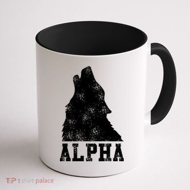 Alpha Wolf Coffee Mug back