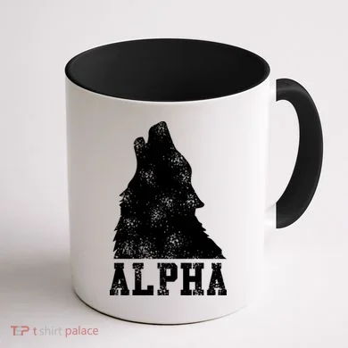 Alpha Wolf Coffee Mug back