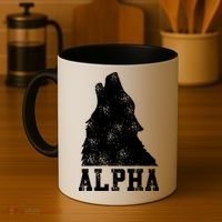 Alpha Wolf Coffee Mug thumb 4