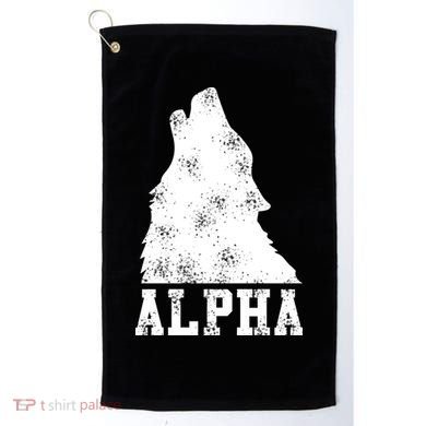 Alpha Wolf Golf Towel