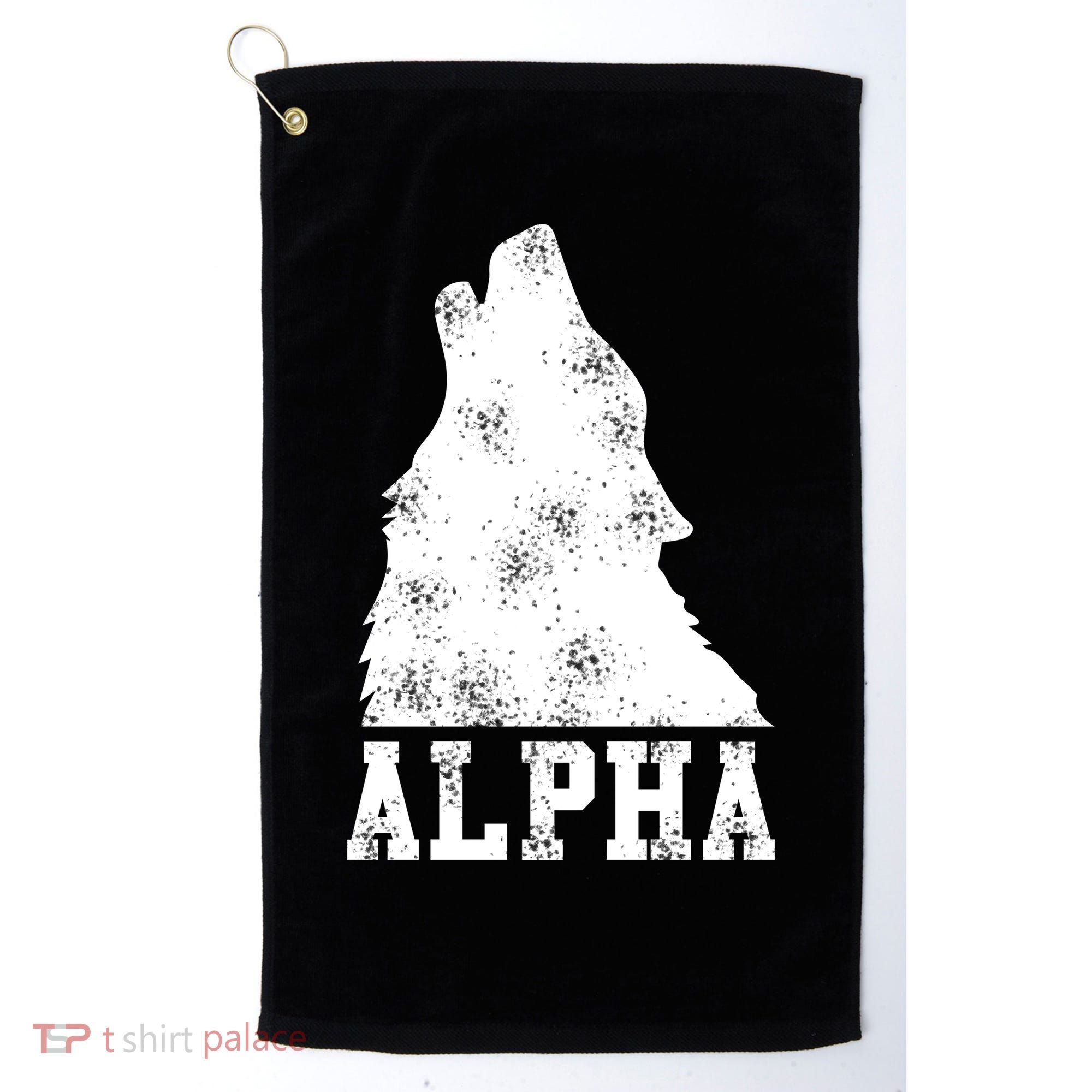 Alpha Wolf Golf Towel