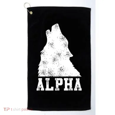 Alpha Wolf Golf Towel
