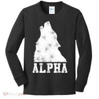 Alpha Wolf Kids Long Sleeve Shirt thumb 0