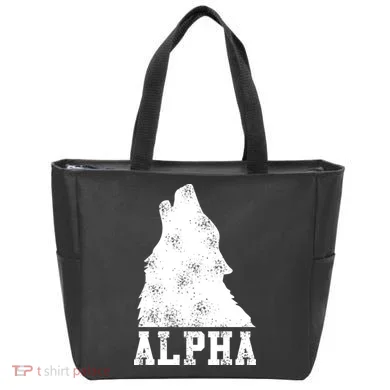 Alpha Wolf Tote Bag