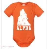 Alpha Wolf Baby Bodysuit thumb 0