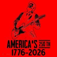 Abraham Lincoln Rcoks Guitar 4th July 250th Anniversary Santa Hat thumb 1