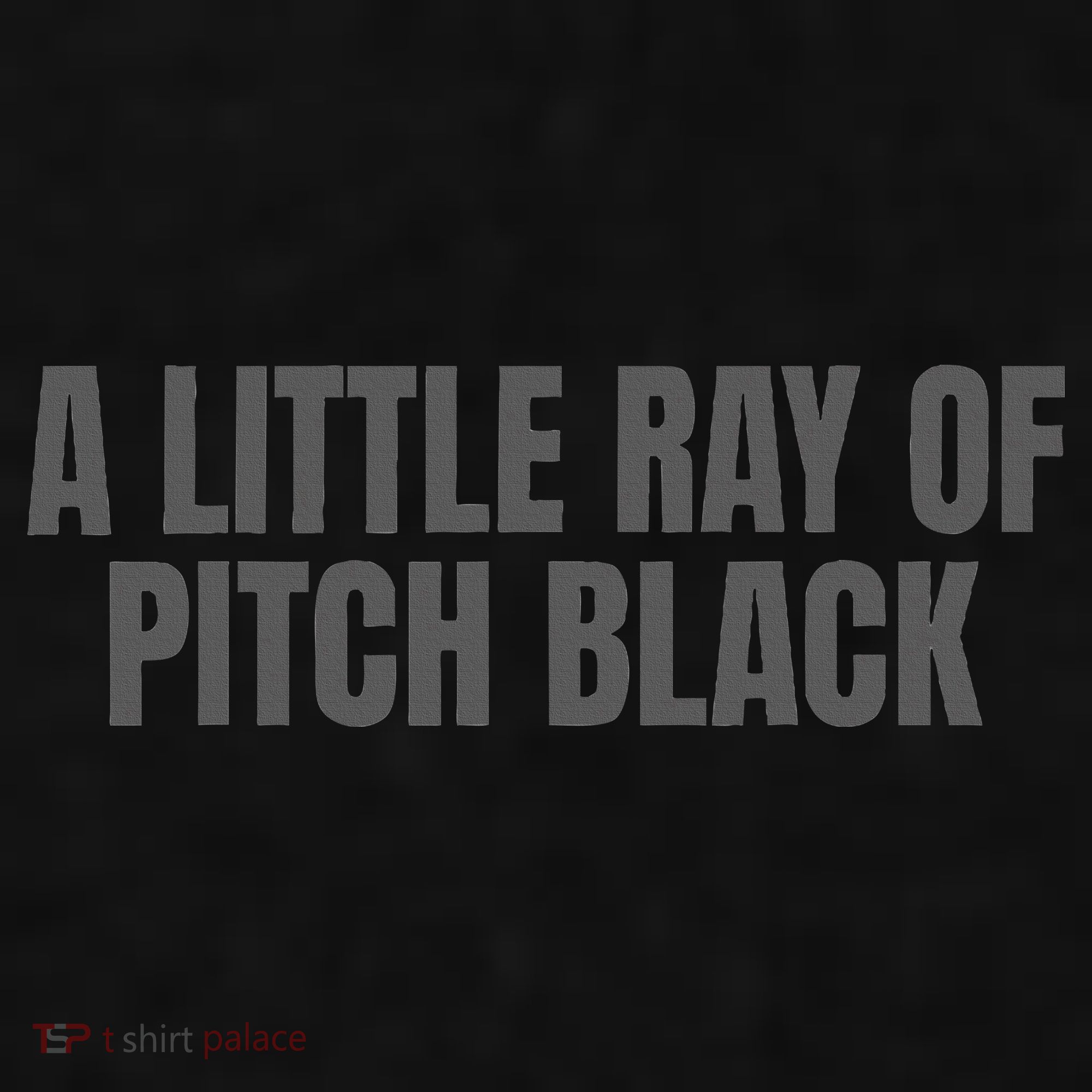 A Little Ray Of Pitch Black Ladies PosiCharge Tri-Blend Wicking Tank