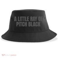 A Little Ray Of Pitch Black Sustainable Bucket Hat thumb 0