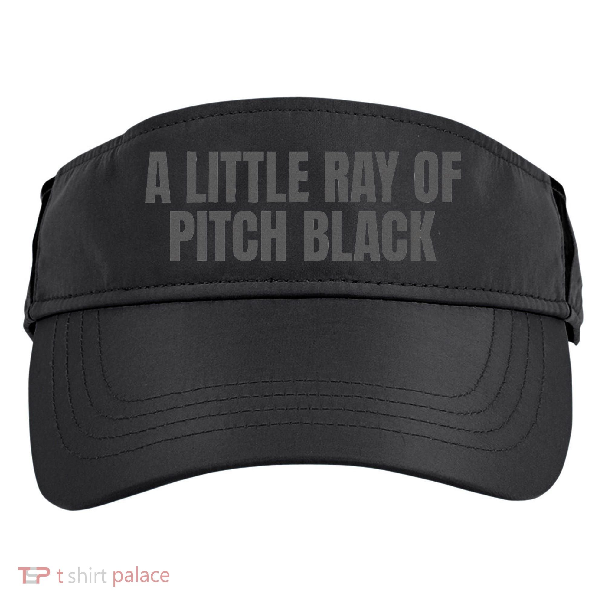 A Little Ray Of Pitch Black Adult Drive Performance Visor