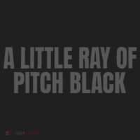 A Little Ray Of Pitch Black Urban Oversized Heavyweight T-Shirt thumb 2