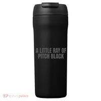 A Little Ray Of Pitch Black 24oz Duet Stainless Steel Tumbler thumb 0