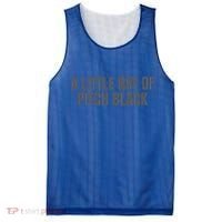 A Little Ray Of Pitch Black Mesh Reversible Basketball Jersey Tank thumb 0