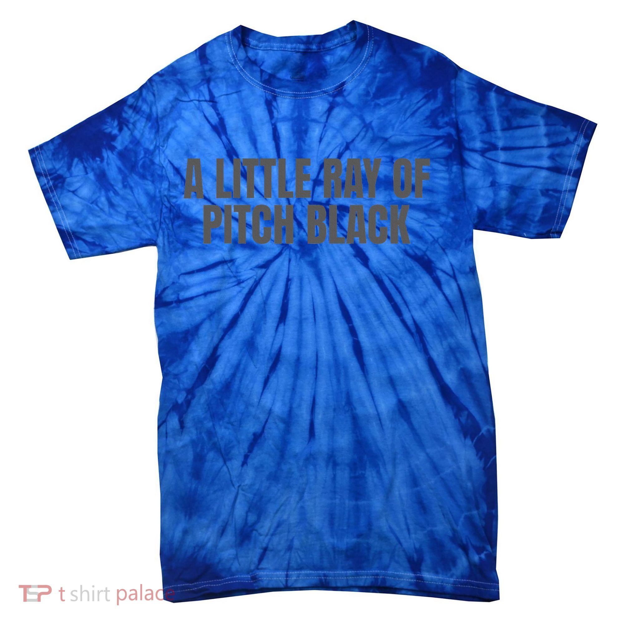 A Little Ray Of Pitch Black Tie-Dye T-Shirt
