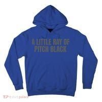 A Little Ray Of Pitch Black Tall Hoodie thumb 0