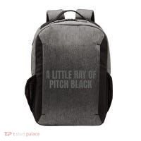 A Little Ray Of Pitch Black Vector Backpack thumb 0
