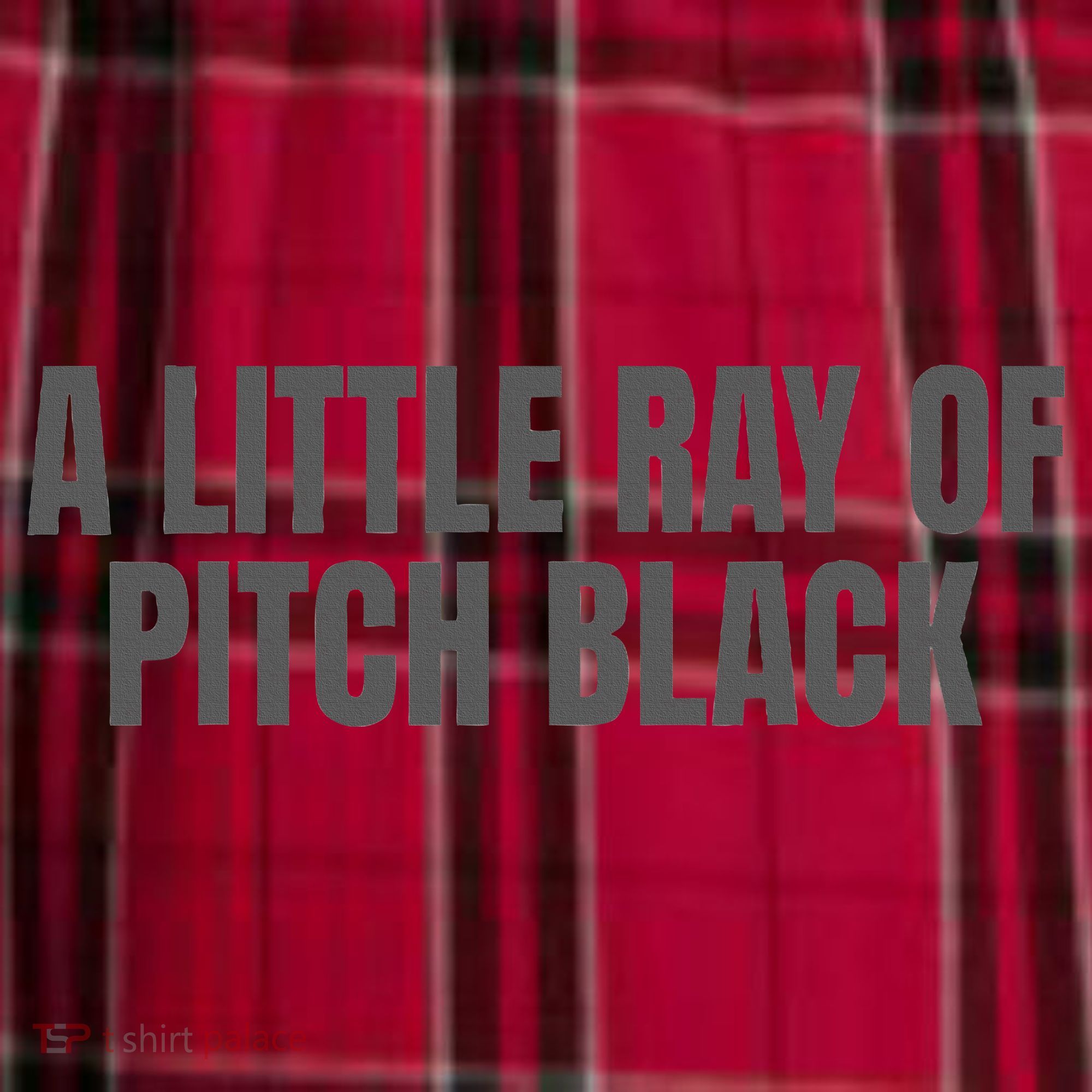 A Little Ray Of Pitch Black Men's Flannel Plaid Pajama Pants