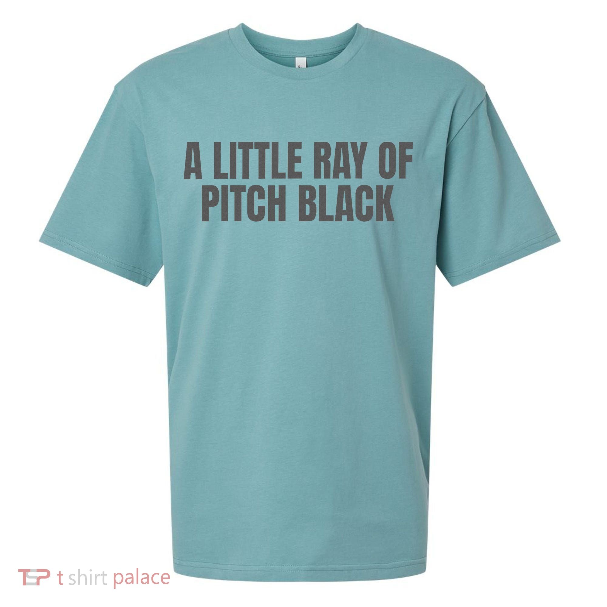 A Little Ray Of Pitch Black Sueded Cloud Jersey T-Shirt