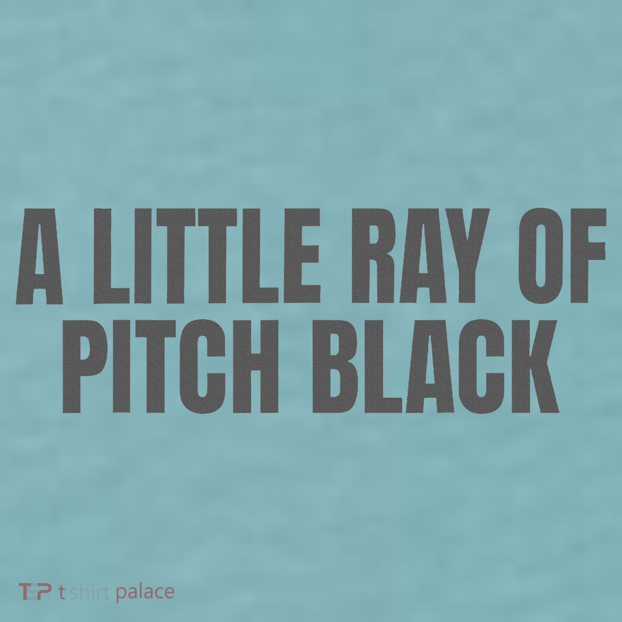 A Little Ray Of Pitch Black Sueded Cloud Jersey T-Shirt