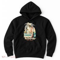 Aloha Lahaina Retro Floral Hibiscus Hawaii Palm Tree Hoodie thumb 0