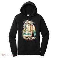 Aloha Lahaina Retro Floral Hibiscus Hawaii Palm Tree Women's Hoodie thumb 0