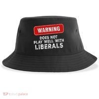 Anti Liberal Republican Does Not Play Well With Liberals Sustainable Bucket Hat thumb 0