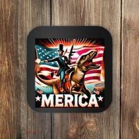Abraham Lincoln Riding T Rex Merica Firing A Rifle Coaster thumb 0