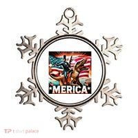 Abraham Lincoln Riding T Rex Merica Firing A Rifle Ornament thumb 0
