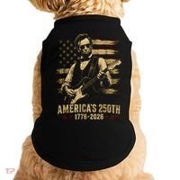 Abraham Lincoln Rocking Out for America's 250th Celebration Doggie Tank thumb 0