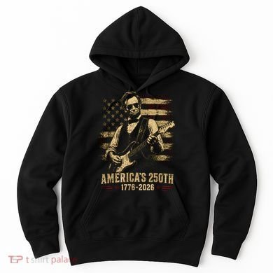Abraham Lincoln Rocking Out for America's 250th Celebration Hoodie