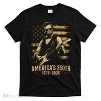 Abraham Lincoln Rocking Out for America's 250th Celebration T-Shirt thumb 0
