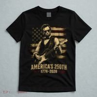 Abraham Lincoln Rocking Out for America's 250th Celebration T-Shirt thumb 5