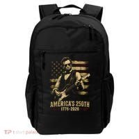 Abraham Lincoln Rocking Out for America's 250th Celebration Backpack thumb 0