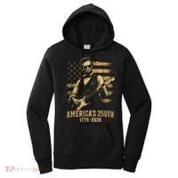 Abraham Lincoln Rocking Out for America's 250th Celebration Women's Hoodie thumb 0