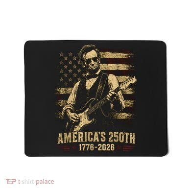 Abraham Lincoln Rocking Out for America's 250th Celebration Mousepad